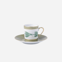 Load image into Gallery viewer, Ephrussi Espresso Cup &amp; Saucer - Sage Green
