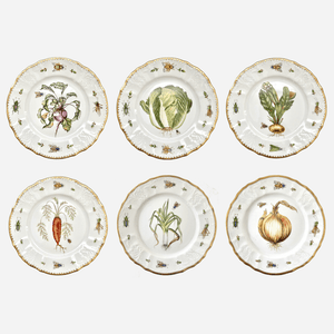 Garden Harvest Dessert Plate - Set of 6