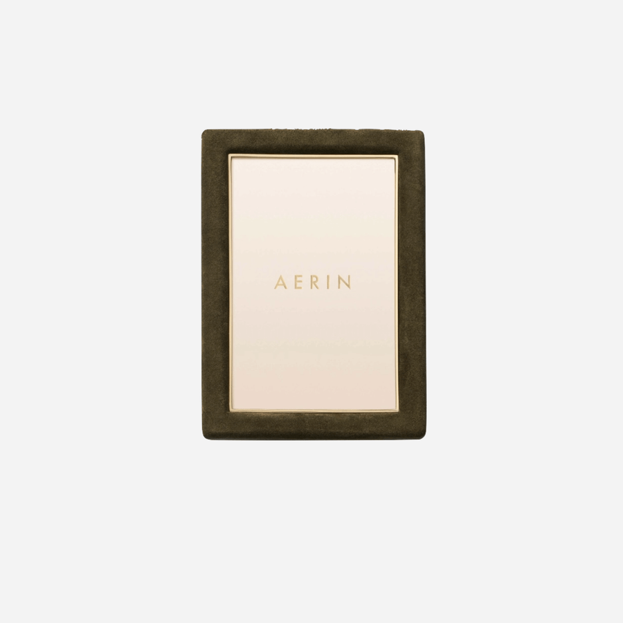 Aerin Piero Suede Frame 4x6 - Juniper