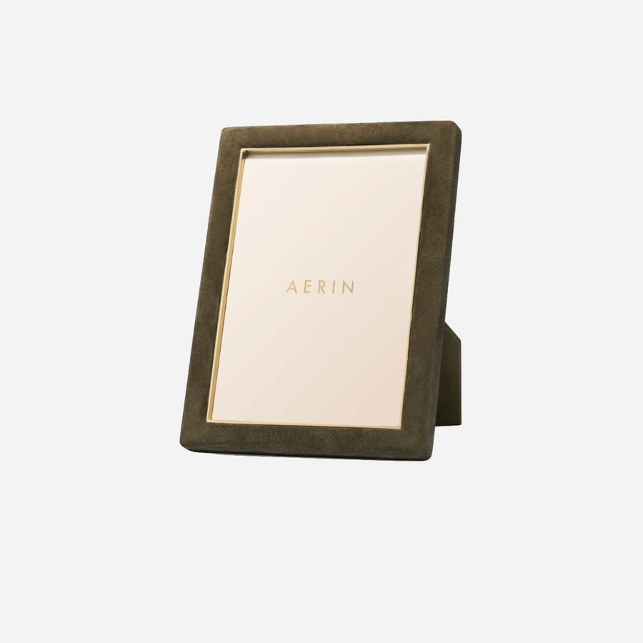 Aerin Piero Suede Frame 5x7 - Juniper