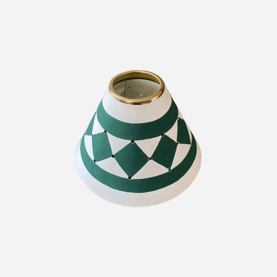 Alvaro Picardo Pilatos Hand-Painted Lampshade Verde