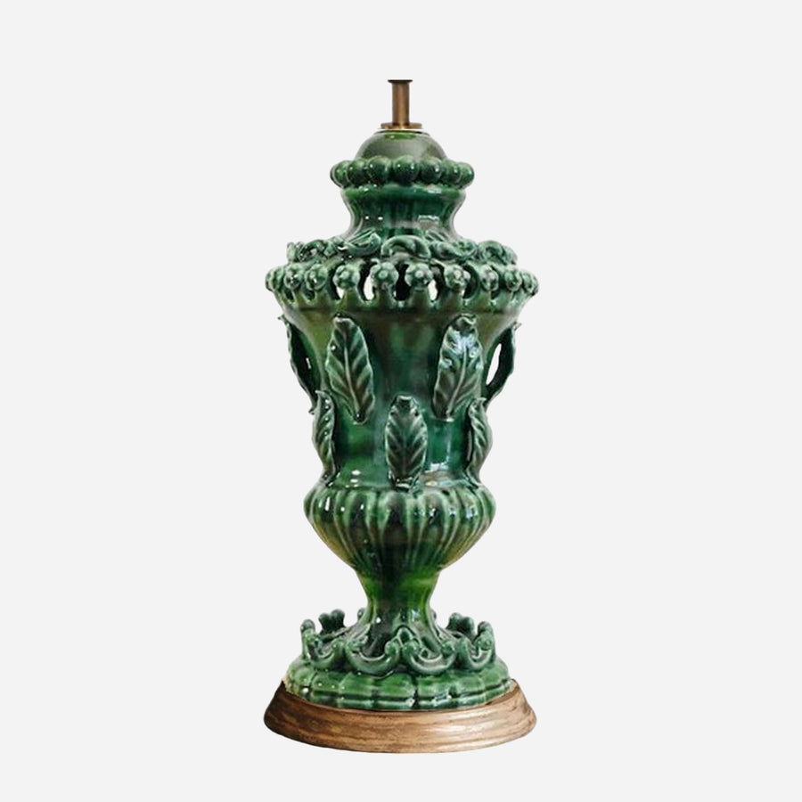 Bonadea Sabina Green Lamp