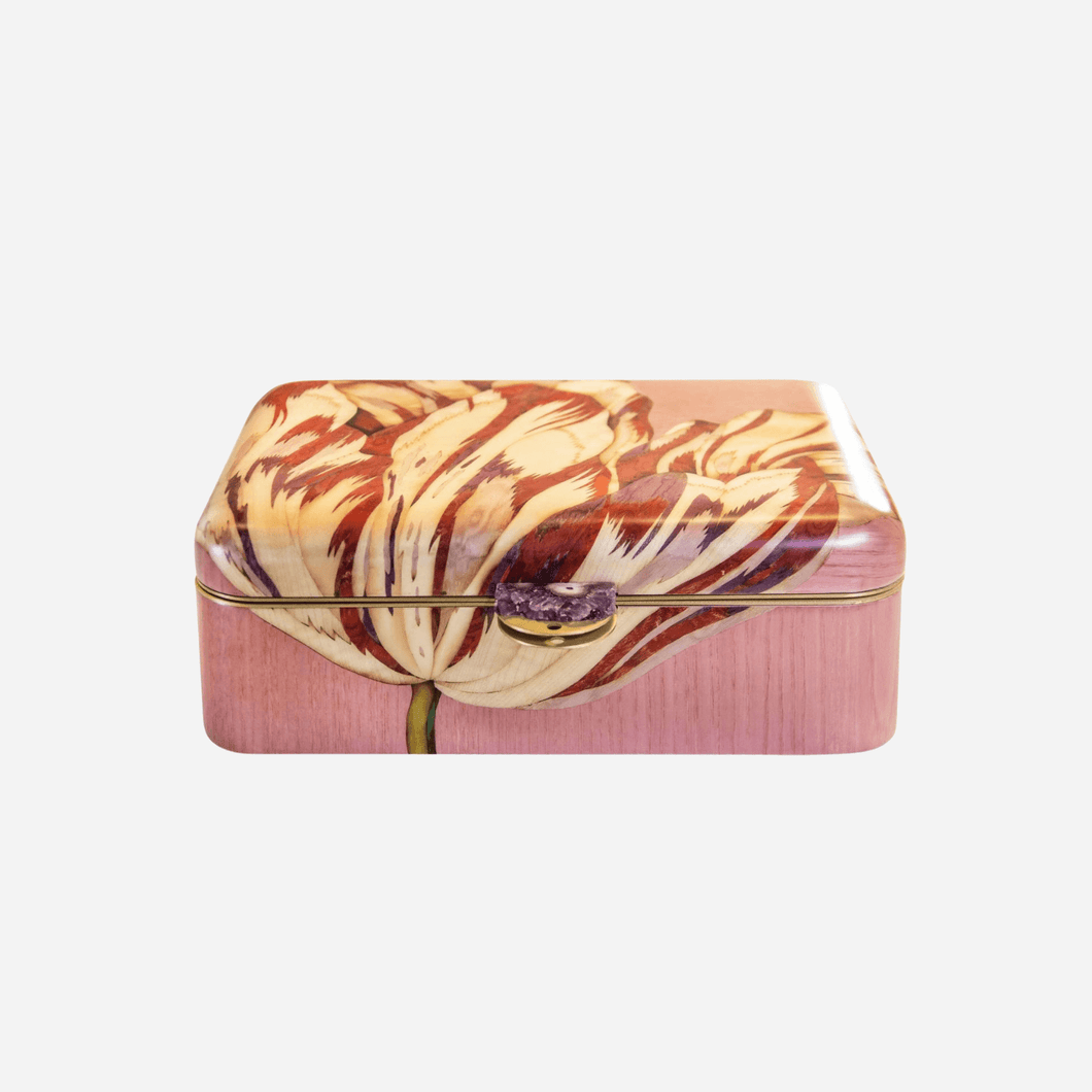 Tulip Fever Marquetry Jewellery Box