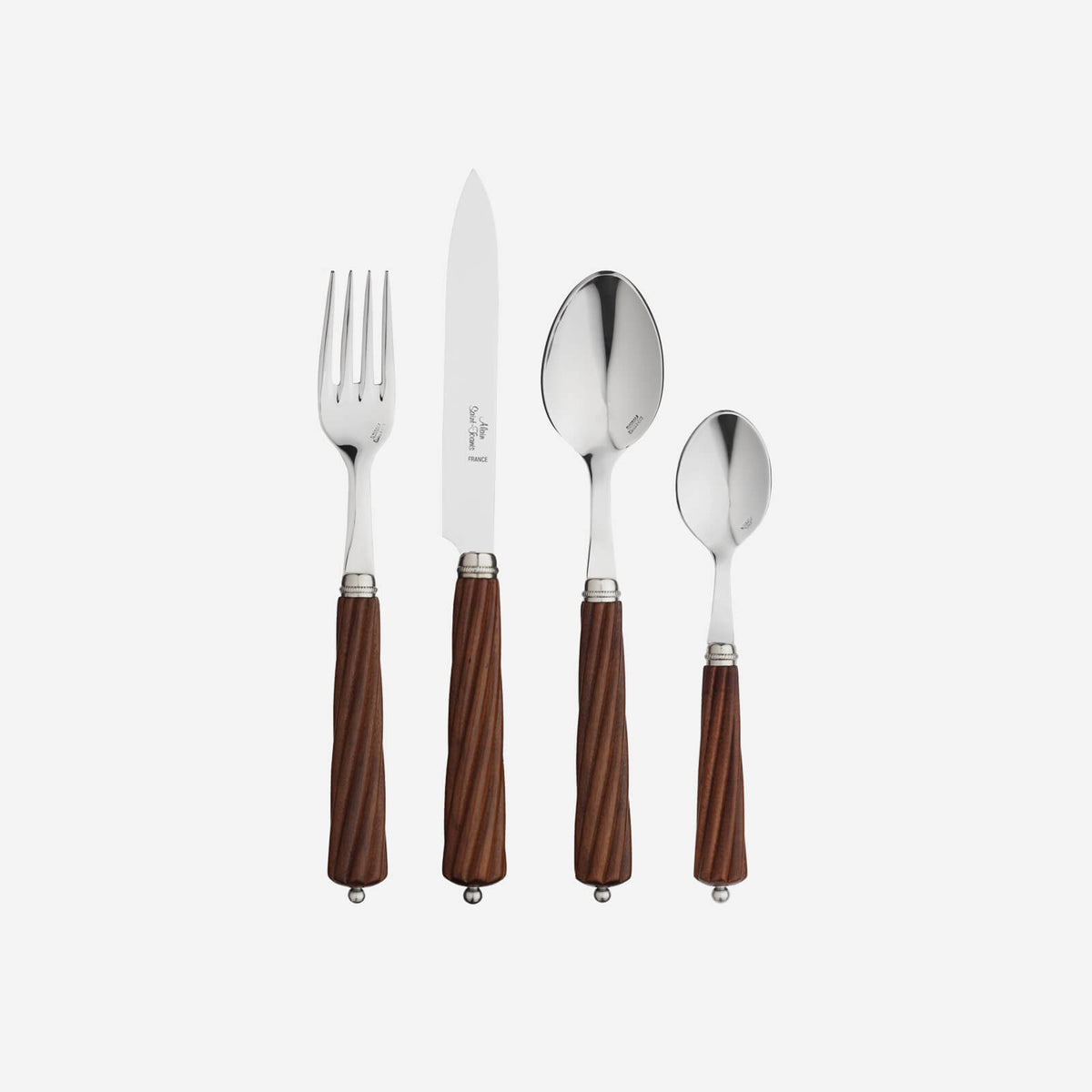 Bonadea | Alain Saint Joanis | Orégon Rosewood 4-Piece Cutlery Set