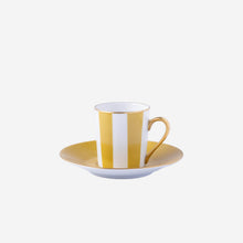 Load image into Gallery viewer, Transat Espresso Cup &amp; Saucer Yellow Bonadea Marie Daage
